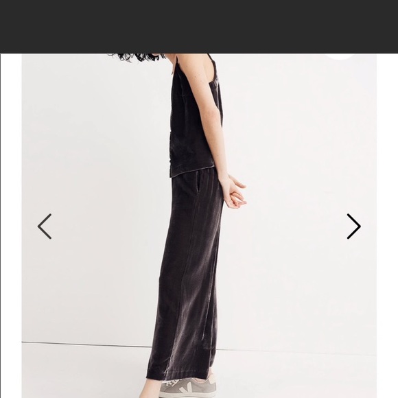 Madewell velvet crop wide leg - Picture 9 of 9